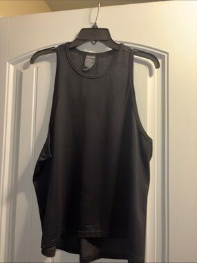PINK Victoria's Secret Black Athletic Tank Top